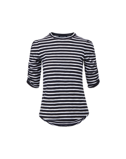 Waldorf Ruched-Sleeve T-Shirt