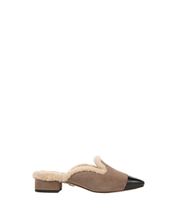 Cecile Shearling Mule