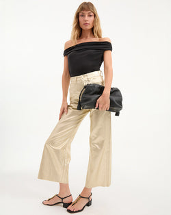 Taylor Cropped Wide-Leg Jean