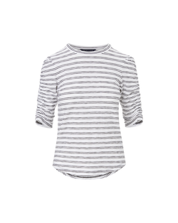 Waldorf Ruched-Sleeve T-Shirt