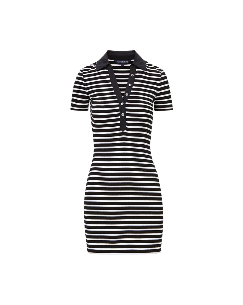 Bailey Striped Polo Mini Dress