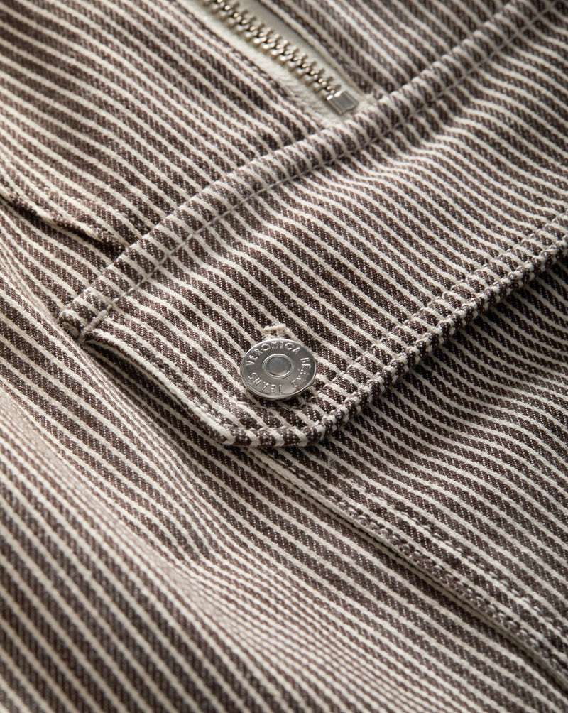 Kaeli Striped Pullover Jacket
