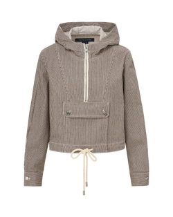 Kaeli Striped Pullover Jacket