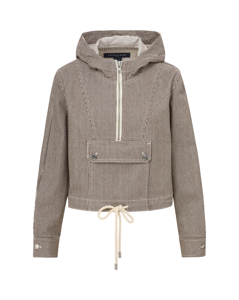 Kaeli Striped Pullover Jacket