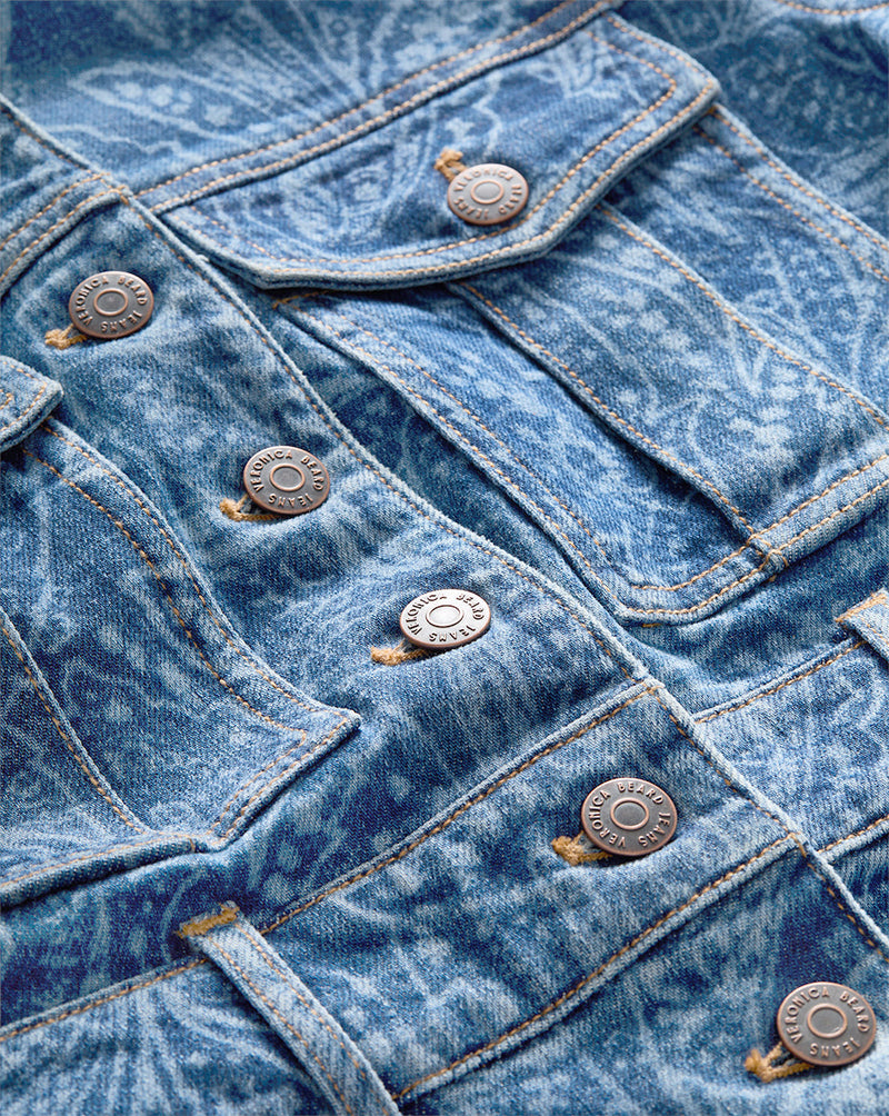 Tika Paisley Denim Jacket