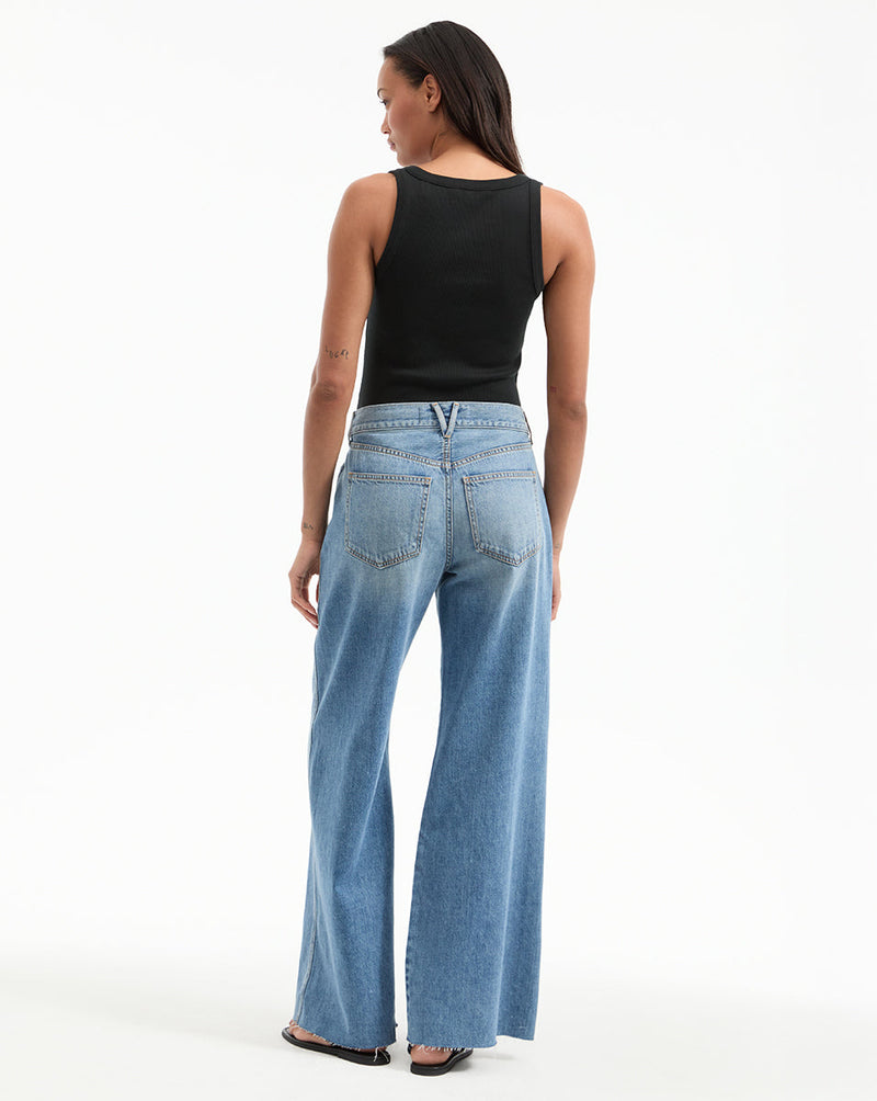 Kasey Mid Rise Wide-Leg Jean