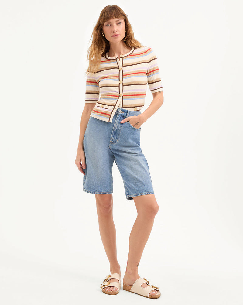 Charlotte Longline Denim Short
