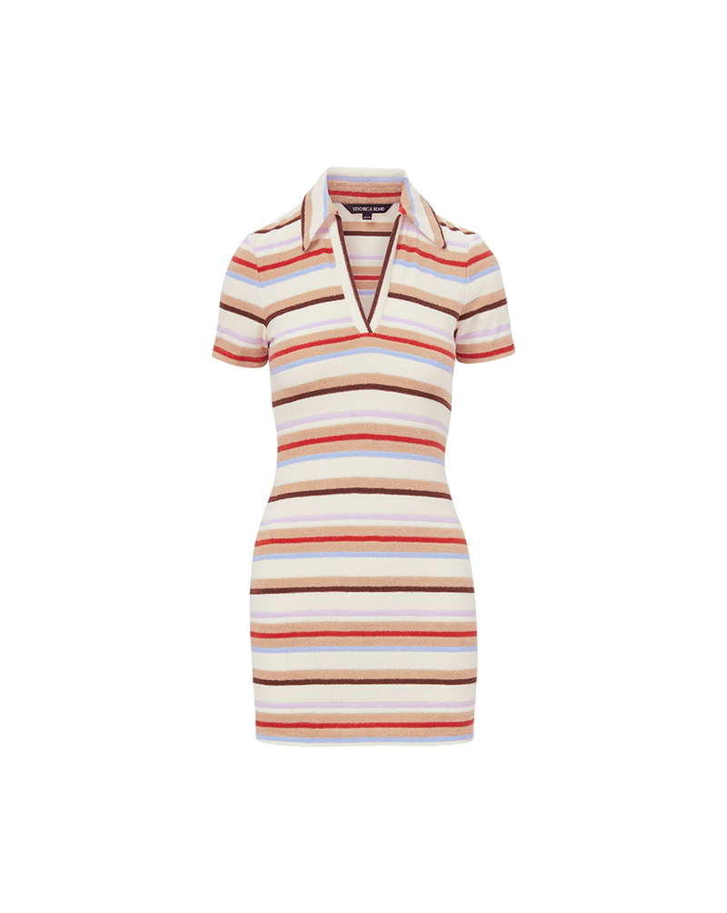 Bailey Striped Polo Mini Dress