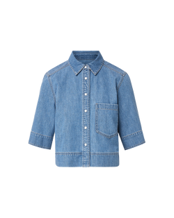 Spruce Denim Button-Down Shirt