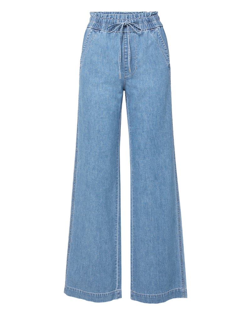 Dunford Wide-Leg Drawstring Pant