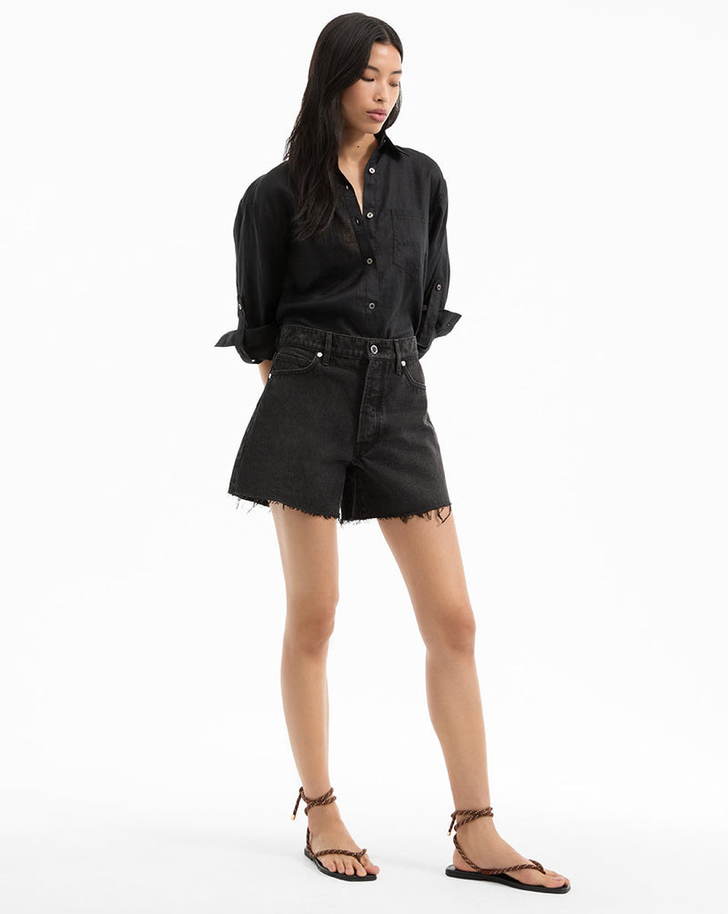 Ellis Mid Rise Denim Short