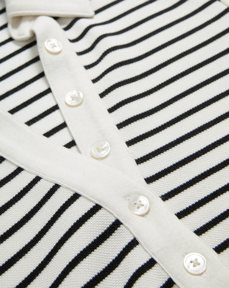 Lanier Striped Polo Dress