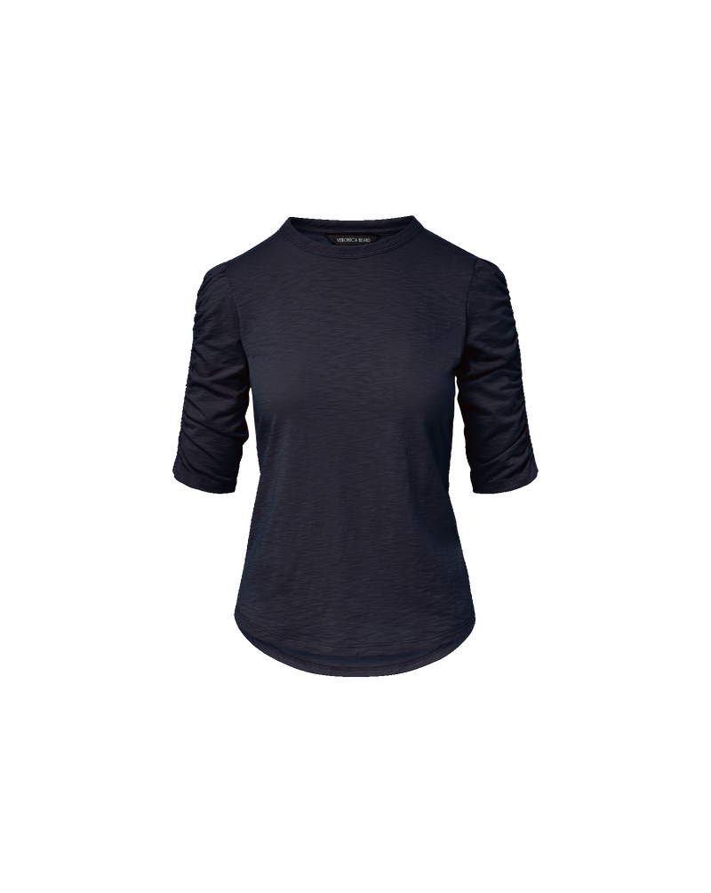 Waldorf Ruched-Sleeve T-Shirt