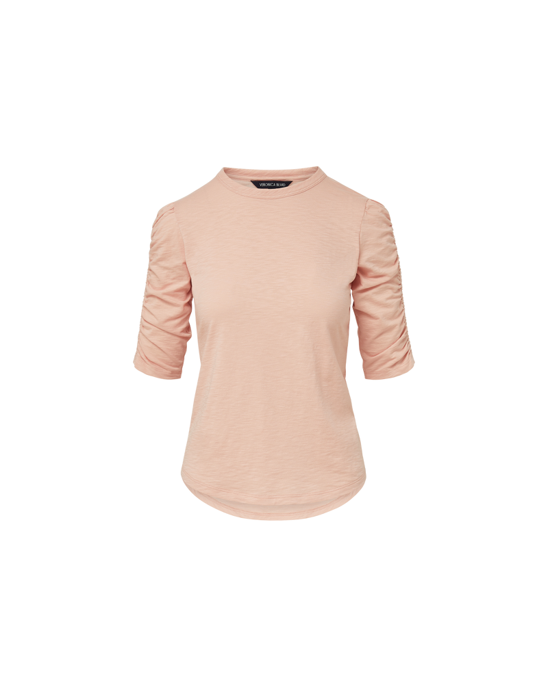 Waldorf Ruched-Sleeve T-Shirt