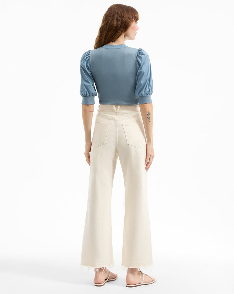 Coralee Puff-Sleeve T-Shirt