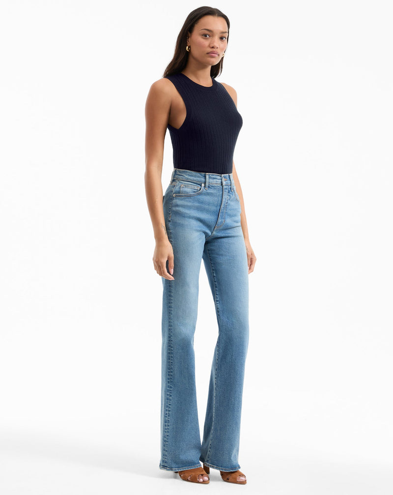 Crosbie Slim Wide-Leg Jean