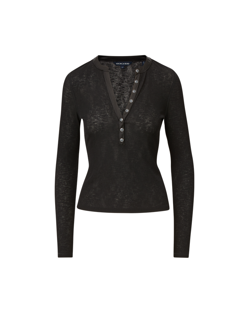 Drexler Ribbed Henley Top