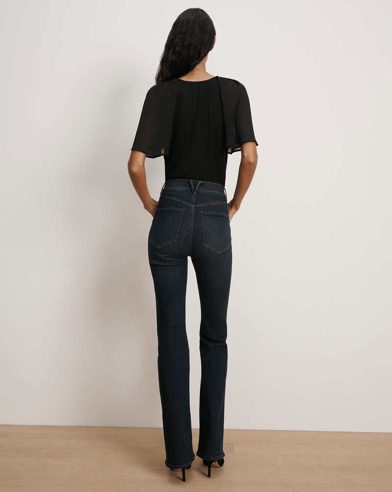 Arisa Chiffon-Sleeve Blouse