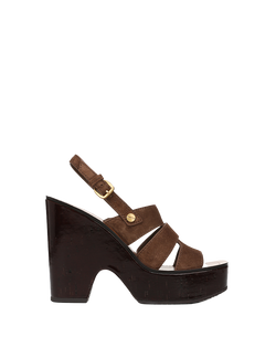 Peony Suede Platform Sandal