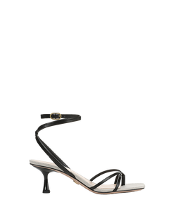 Caterina Leather Ankle-Wrap Sandal