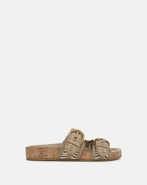 Prue Woven-Leather Sandal