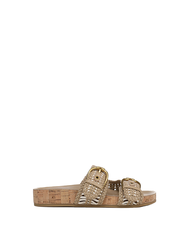 Prue Woven-Leather Sandal