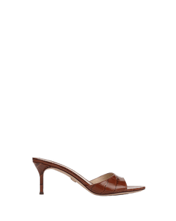 Tia Croc-Embossed Sandal