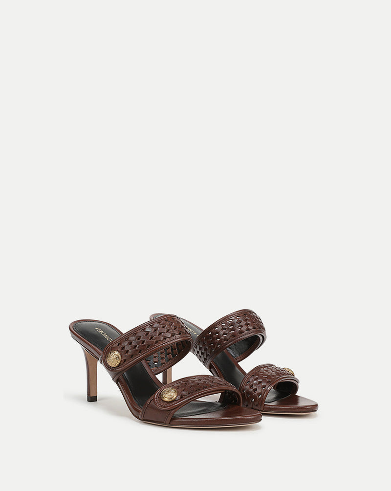 Sona Woven Heeled Sandal