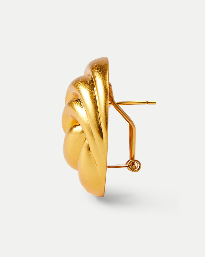 Knot Gold Earrings