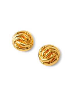 Knot Gold Earrings
