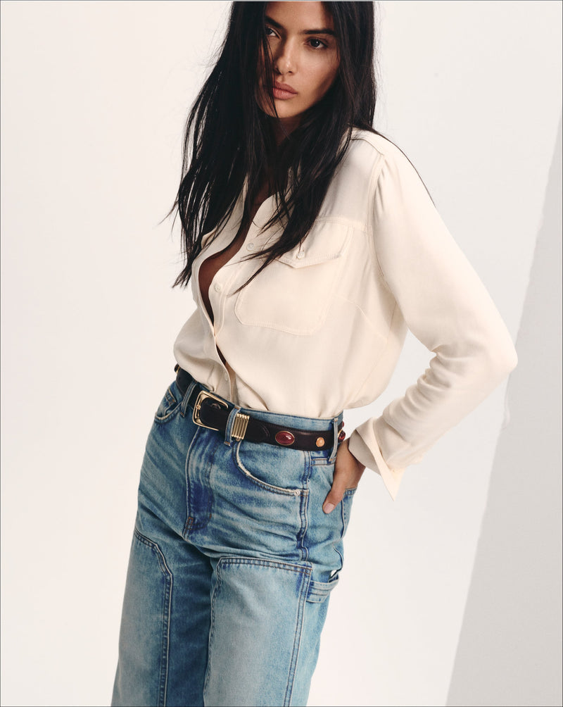 Pepper Button-Down Blouse