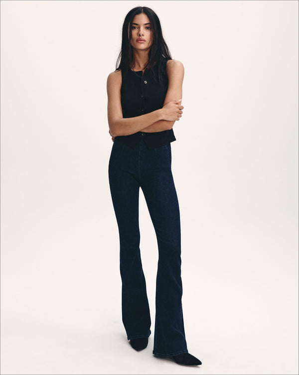 Beverly Off-Duty Skinny-Flare Jean