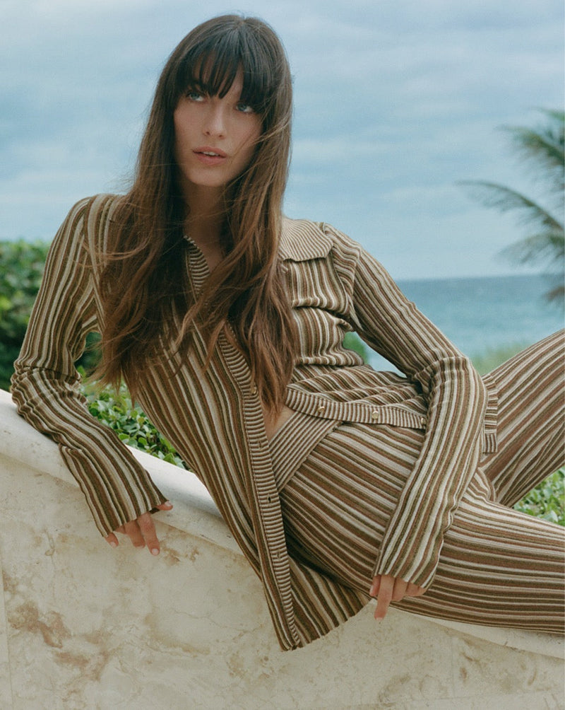 Massaro Striped Knit Pant